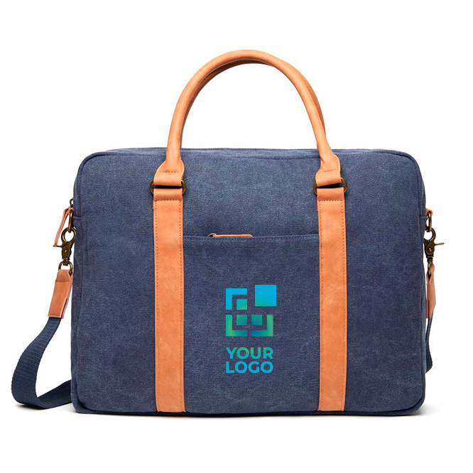 Elegant padded recycled laptop briefcase, 16"