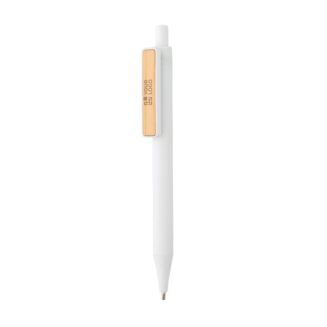 Blue ink pen made from recycled materials, Dokumental®
