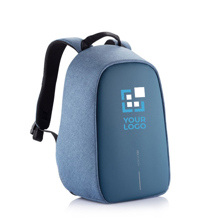 Small anti-theft laptop backpack for employees, 13.3"
