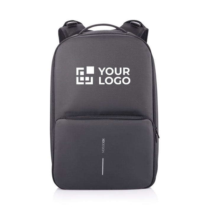 Work and gym backpack with RFID and anti-theft protection