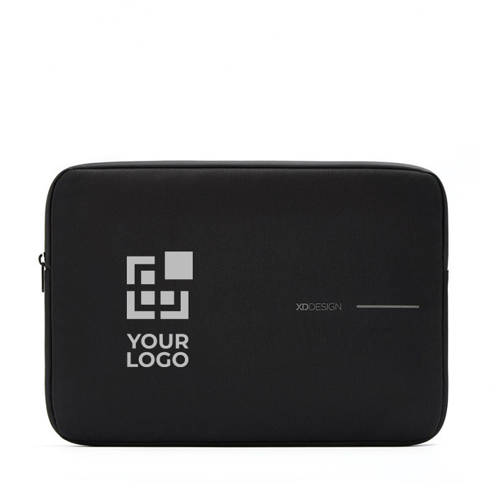 Water-repellent RPET 1200D fabric laptop sleeve, 16"