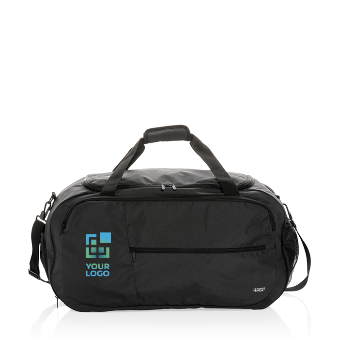 Recycled travel and sports bag with wide opening, Swiss Peak
