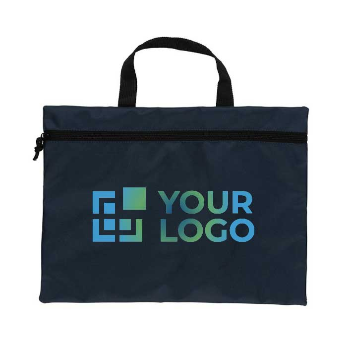 Simple recycled promotional document holder with handle