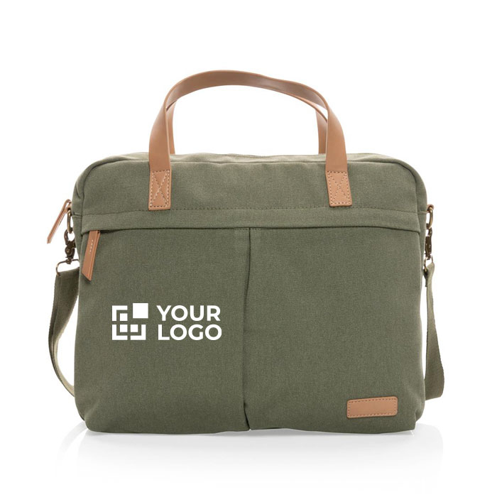 Premium recycled laptop briefcase, 15.6"