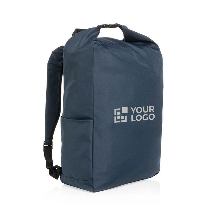 Recycled roll-top backpack with AWARE™