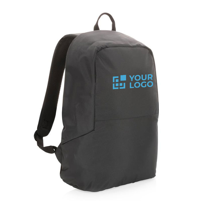 Anti-theft backpack with padded RFID pocket, 15.6"