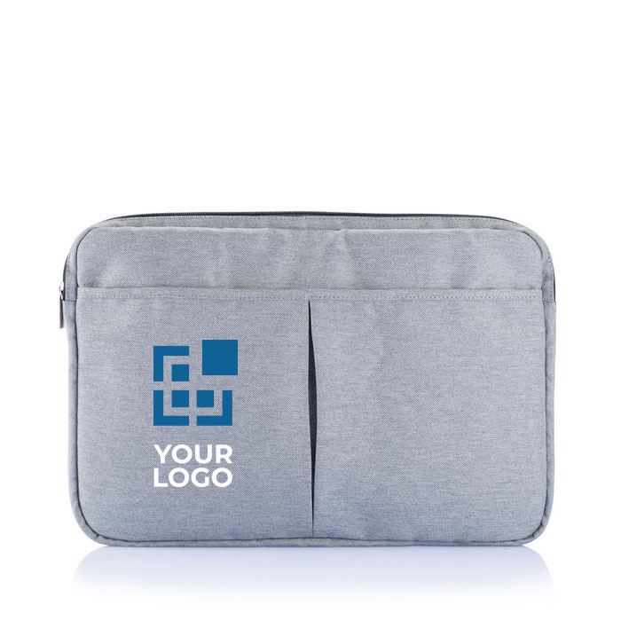 Polyester laptop sleeve, 600D, PVC-free, 15"