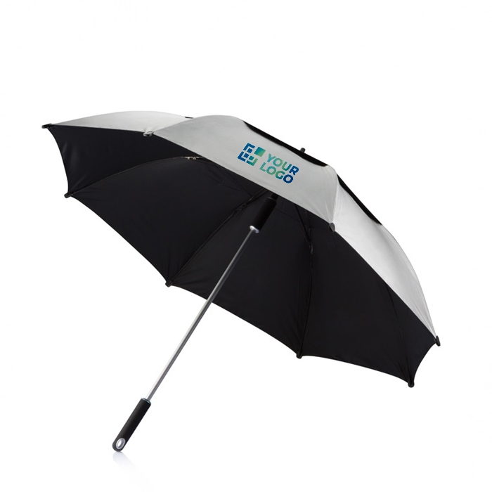 Large promotional umbrella with double fabric layer, Ø120 cm