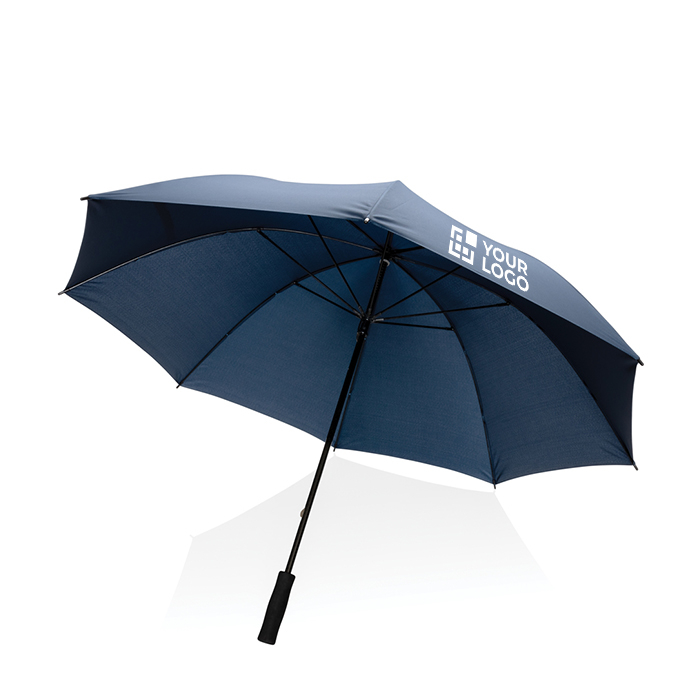 Oversized manual umbrella in recycled materials, Ø130 cm