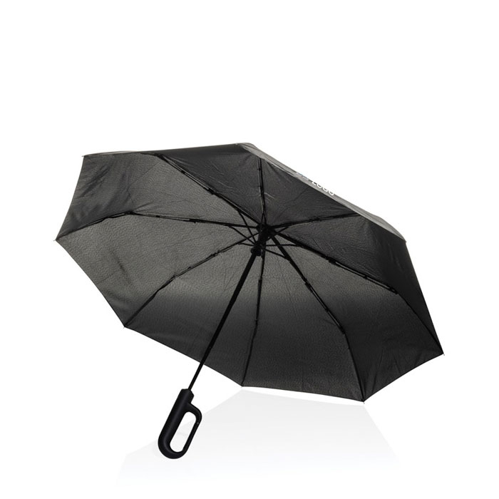 Windproof RPET umbrella with clip handle, Ø97 cm
