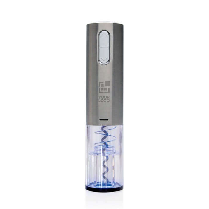 Electric wine opener in stainless steel, USB rechargeable