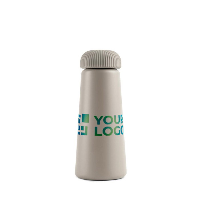 Tapered recycled steel thermal bottle, 450 ml