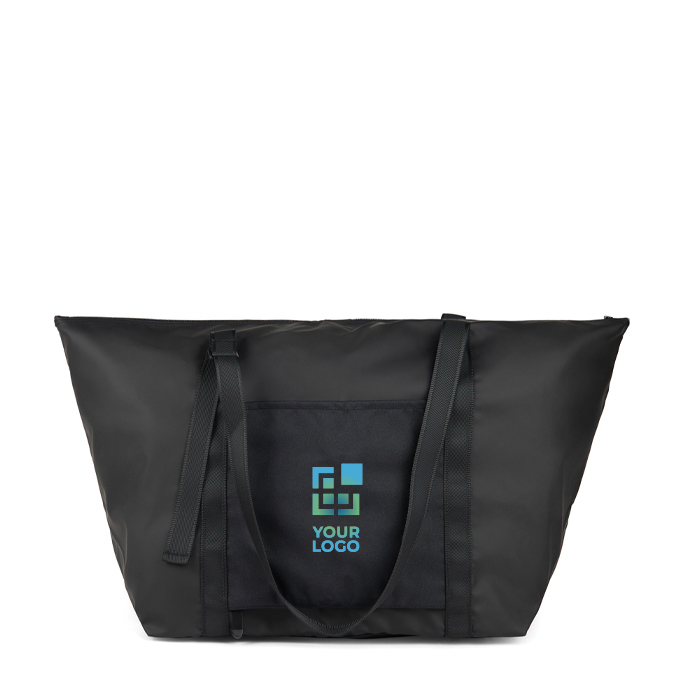 Recycled polyester weekend bag with trolley sleeve