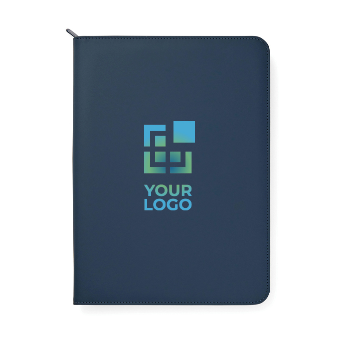 Eco portfolio with pen loop and pockets, A4, ruled pages