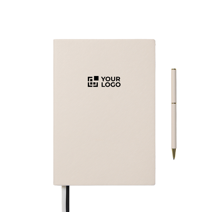 A5 lined notebook and pen set with gift box