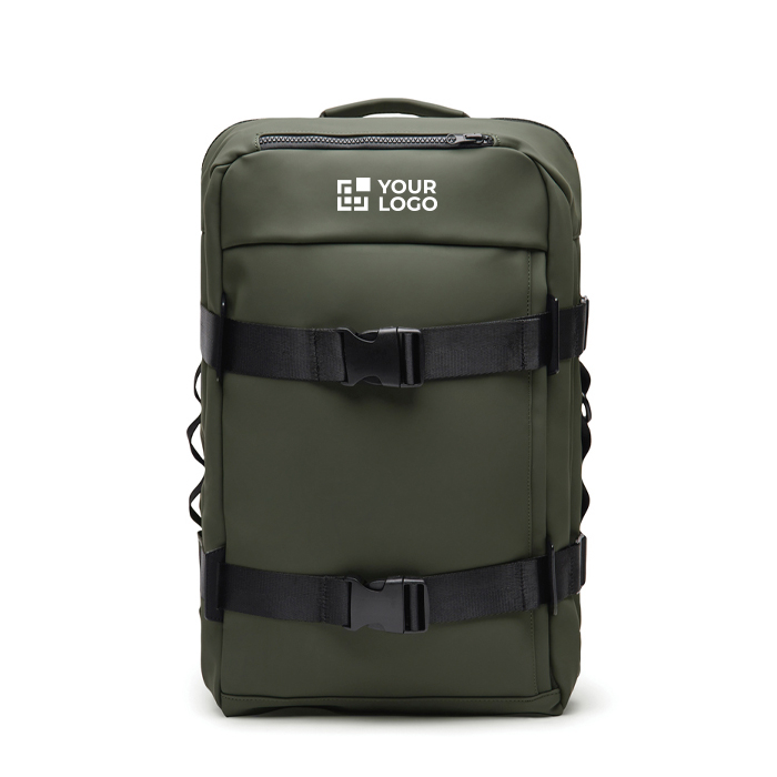 Eco explorer backpack with luggage strap, fits 15.6" laptop