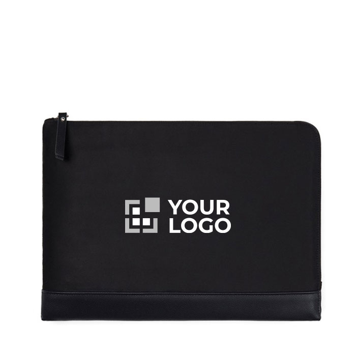 Padded recycled polyester laptop sleeve with zip, 16"