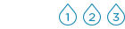 3 colours logo