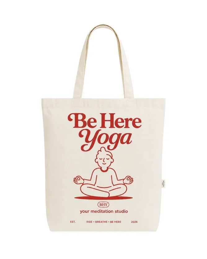 Recycled cotton and RPET bag, 280 g/m2