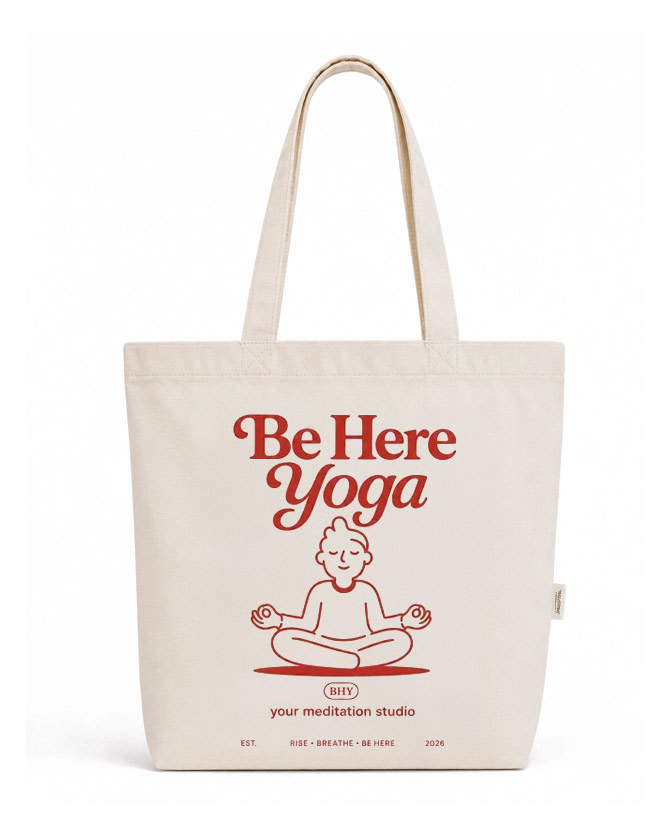 Recycled cotton and RPET bag, 280 g/m2
