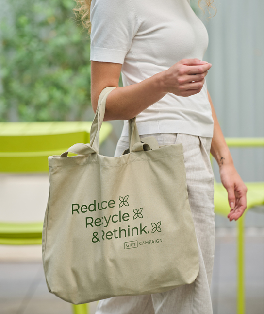 Gift Campaign stands for Reduce, Recycle & Re-use