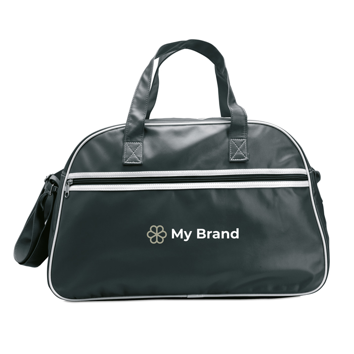 Bowling type travel bag, PVC with adjustable shoulder strap