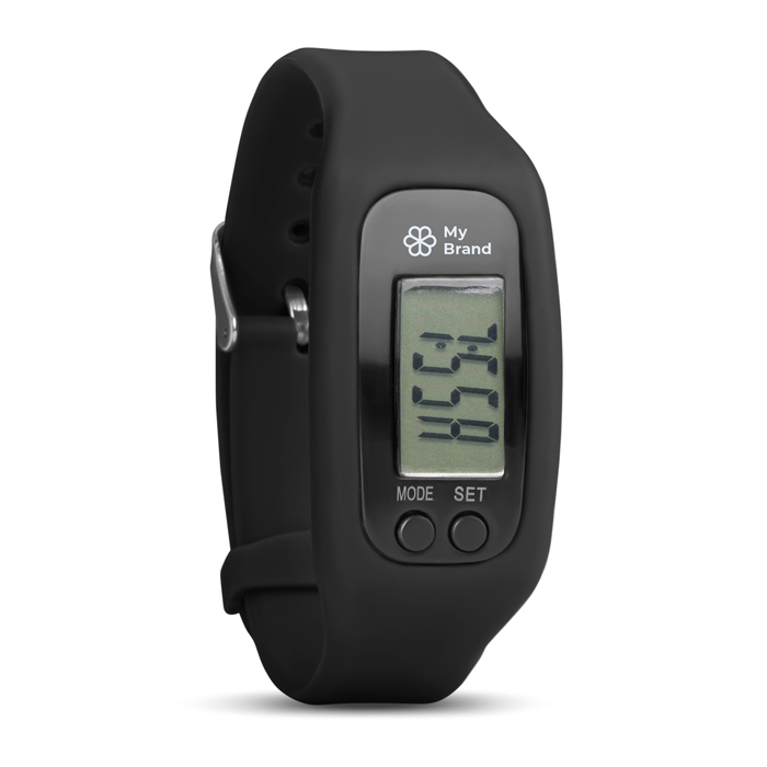 Sports watch with step and calorie counter for runners