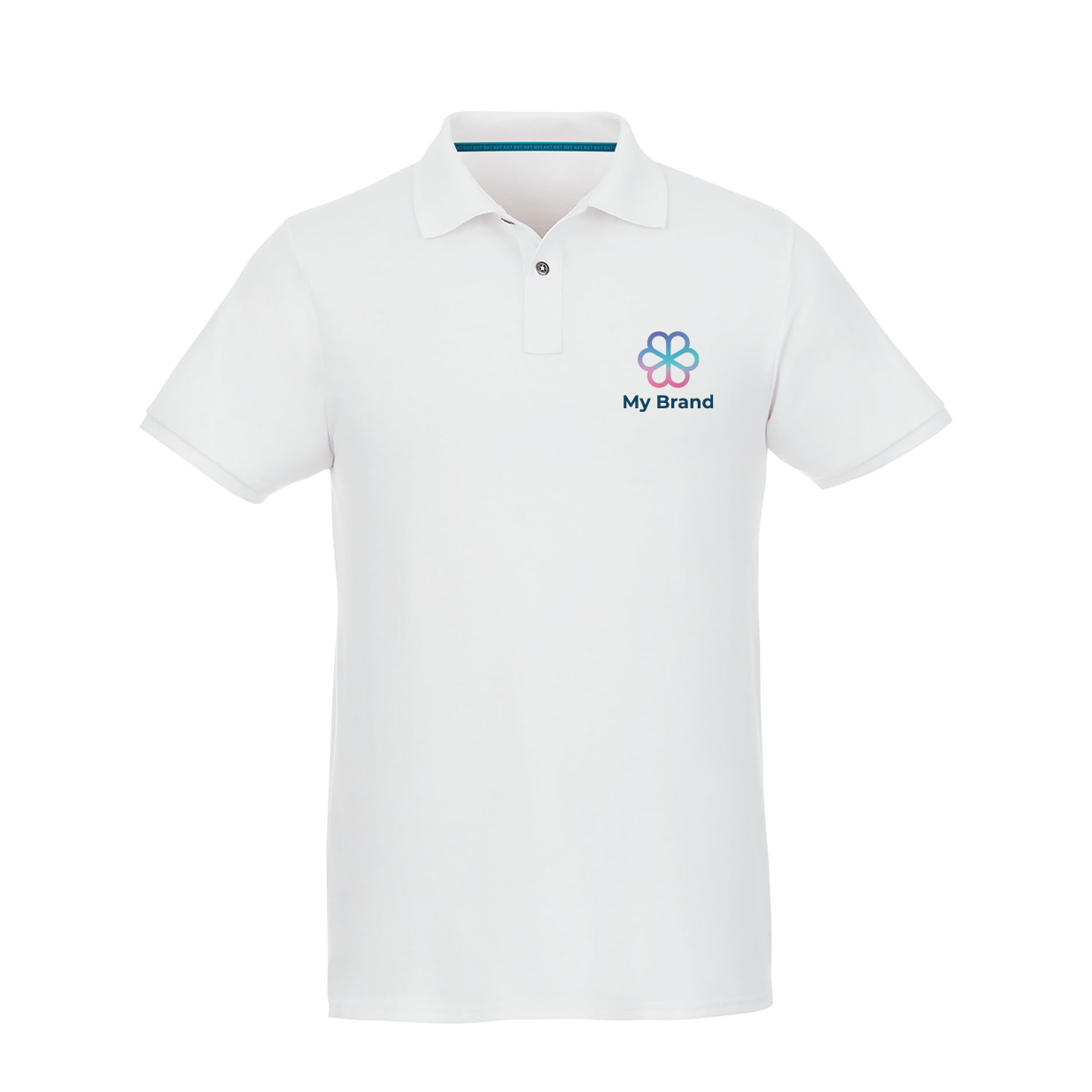 Polo shirt made of organic cotton and recycled polyester 220 g/m², Elevate NXT