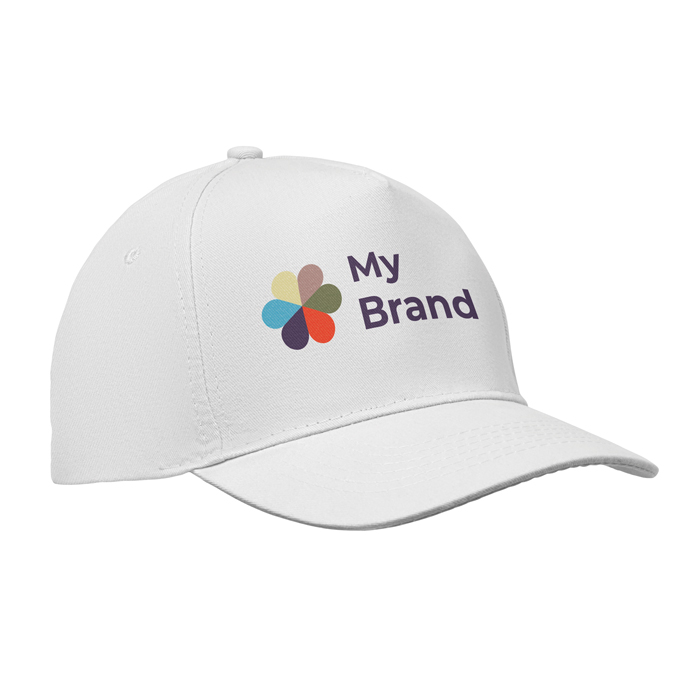 Cotton cap with buckle, 260 g/m²