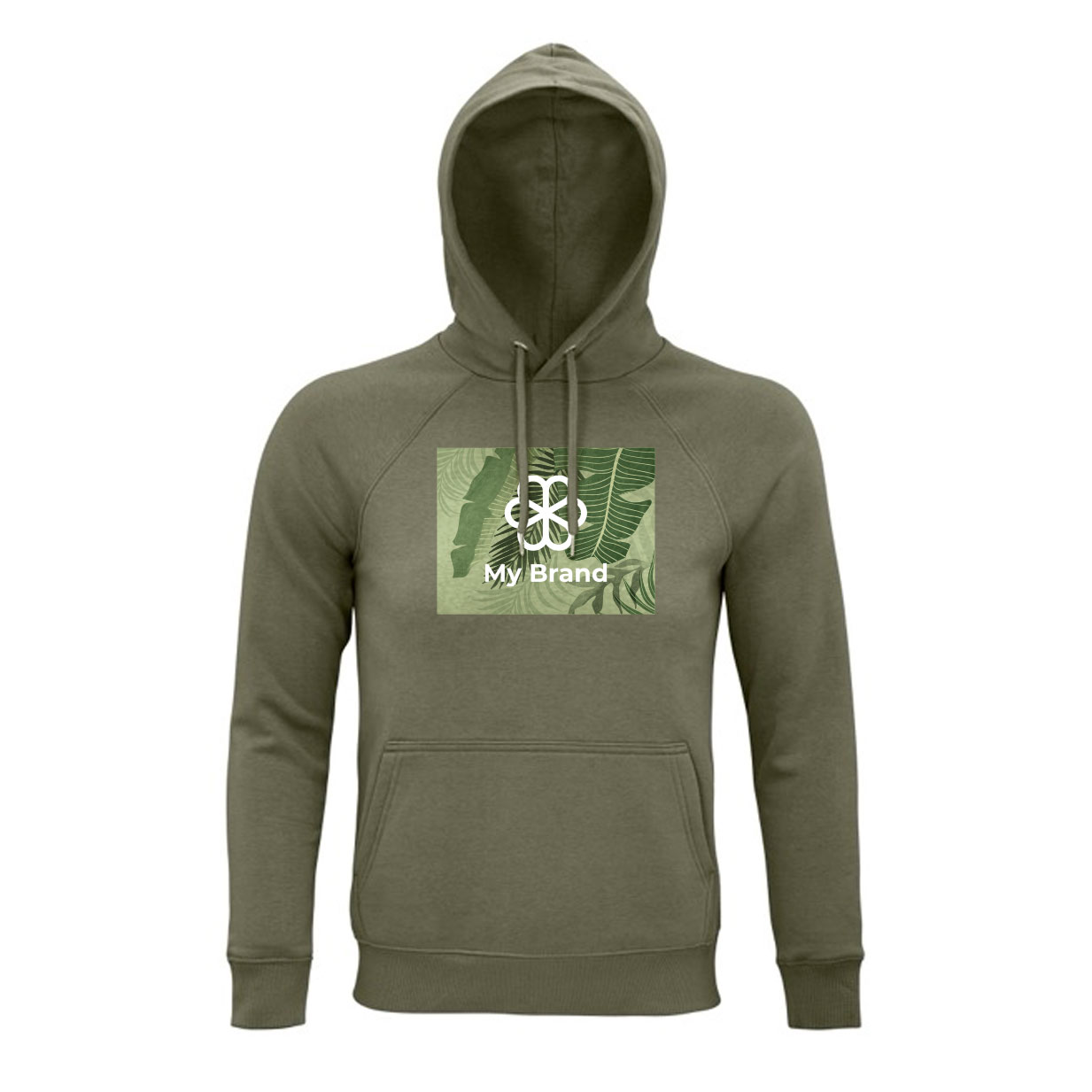 Unisex hooded sweatshirt made from eco-materials, 280 g/m2