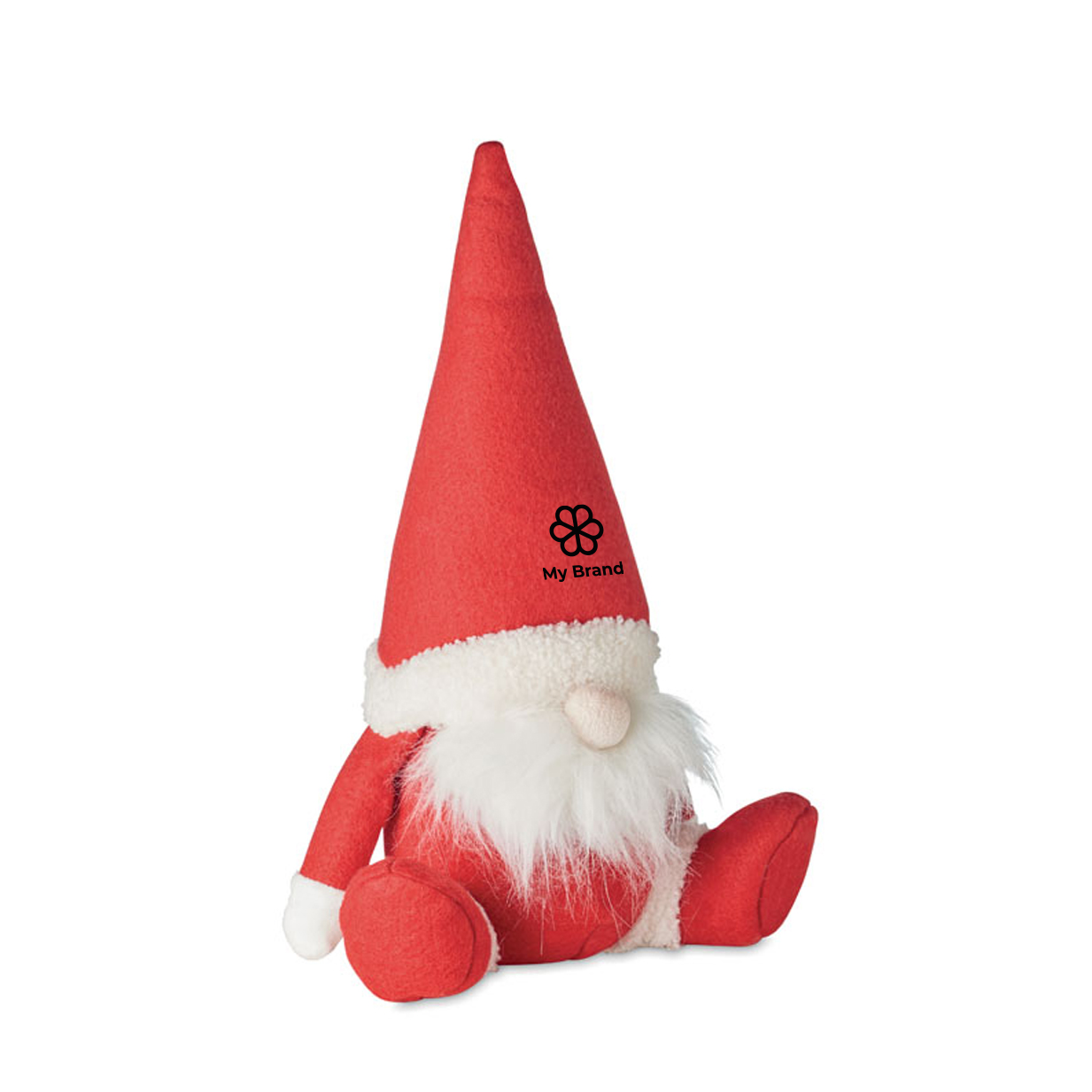 Felt Christmas elf stuffed with cotton for decoration