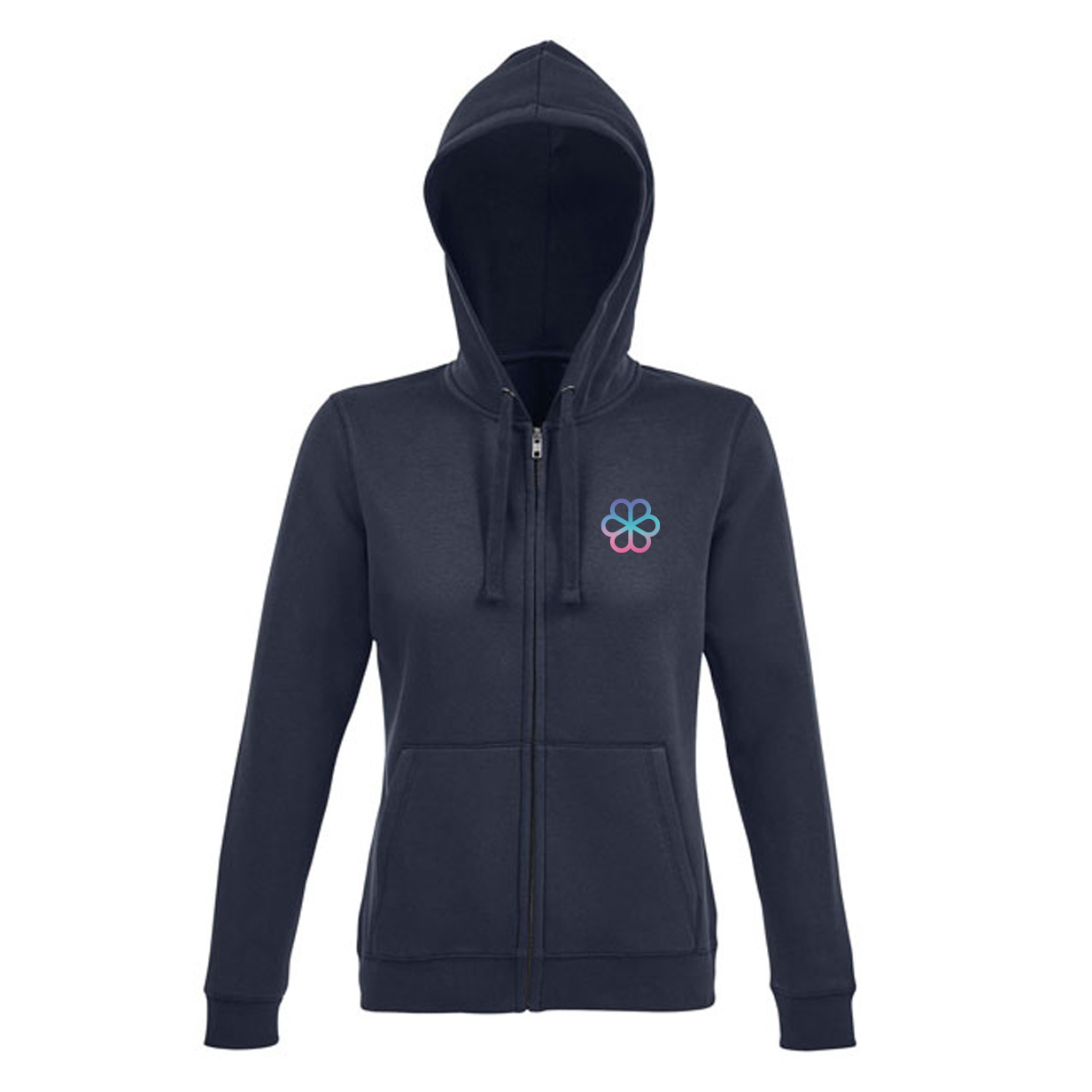 Women's cotton and polyester hoodie, 280 g/m2, SOL'S Spike