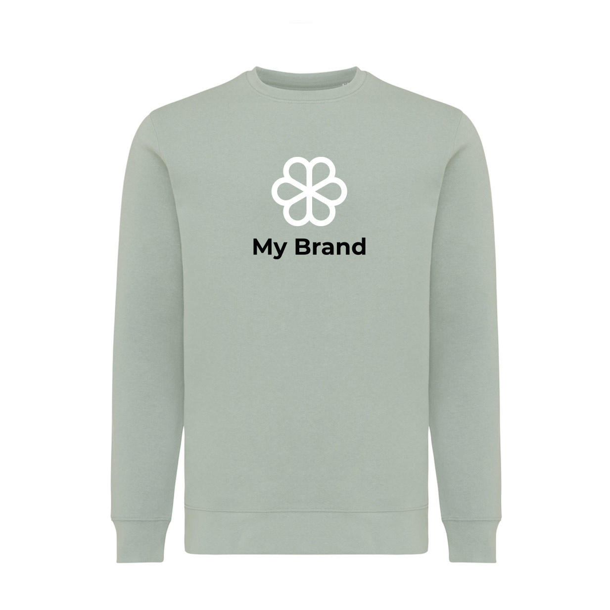 Unisex slim-fit sweatshirt in recycled cotton, 280 g/m² 
