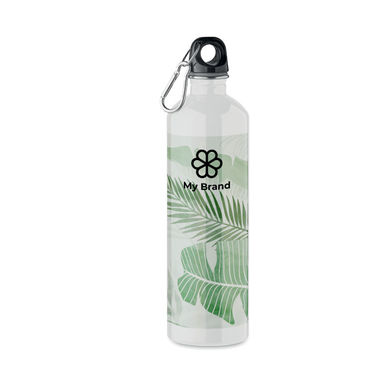 Leak-proof bottle, recycled stainless steel, 750ml